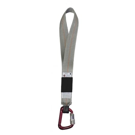 Super Anchor Safety Extender Dee-Loop Web Lanyard A-End Dee-Loop B-End Aluminum Carabiner 5006-Z. 6002-DC